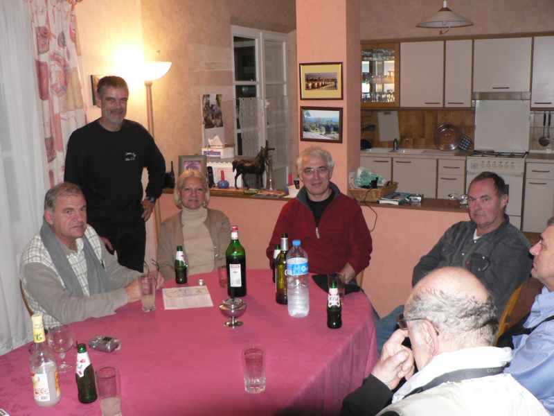 Fin du circuit, c'est l'heure de l'apéro